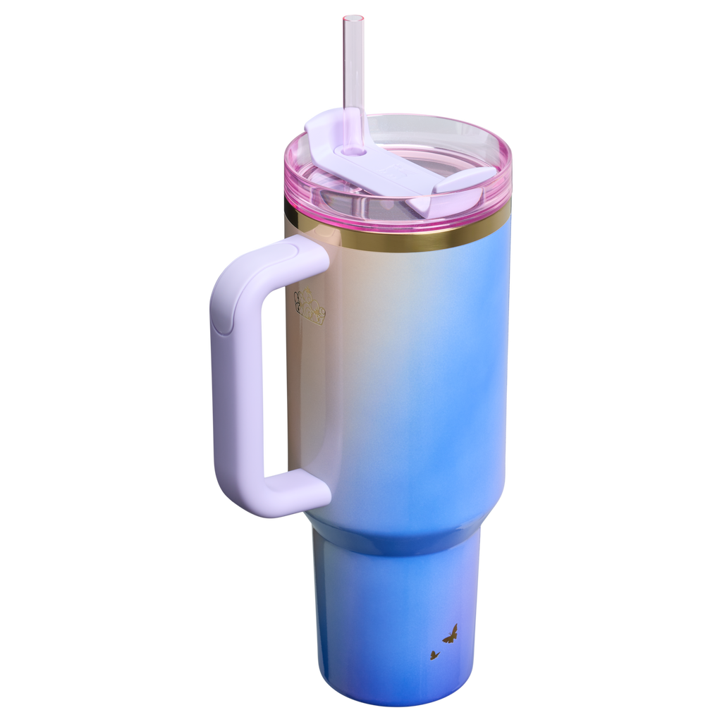 Splash-Resistant FlowState The Wicked for Good Quencher H2.0 Flowstate Tumbler D245R - FlowState 3-Position Lid Insulated Travel Mug Detail