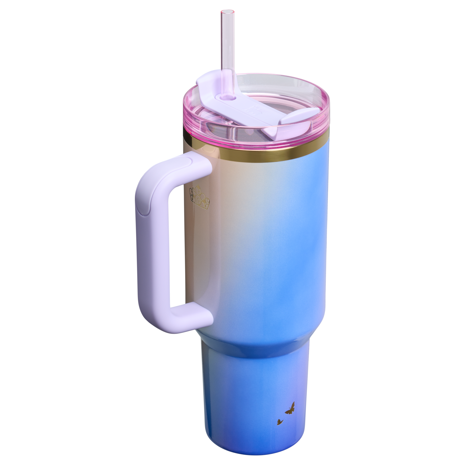 Splash-Resistant FlowState The Wicked for Good Quencher H2.0 Flowstate Tumbler D245R - FlowState 3-Position Lid Insulated Travel Mug Detail