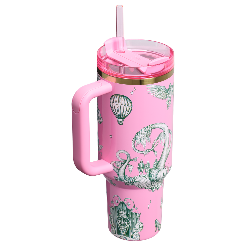 Splash-Resistant FlowState The Wicked for Good Quencher H2.0 Flowstate Tumbler D245R - FlowState 3-Position Lid Insulated Travel Mug Detail