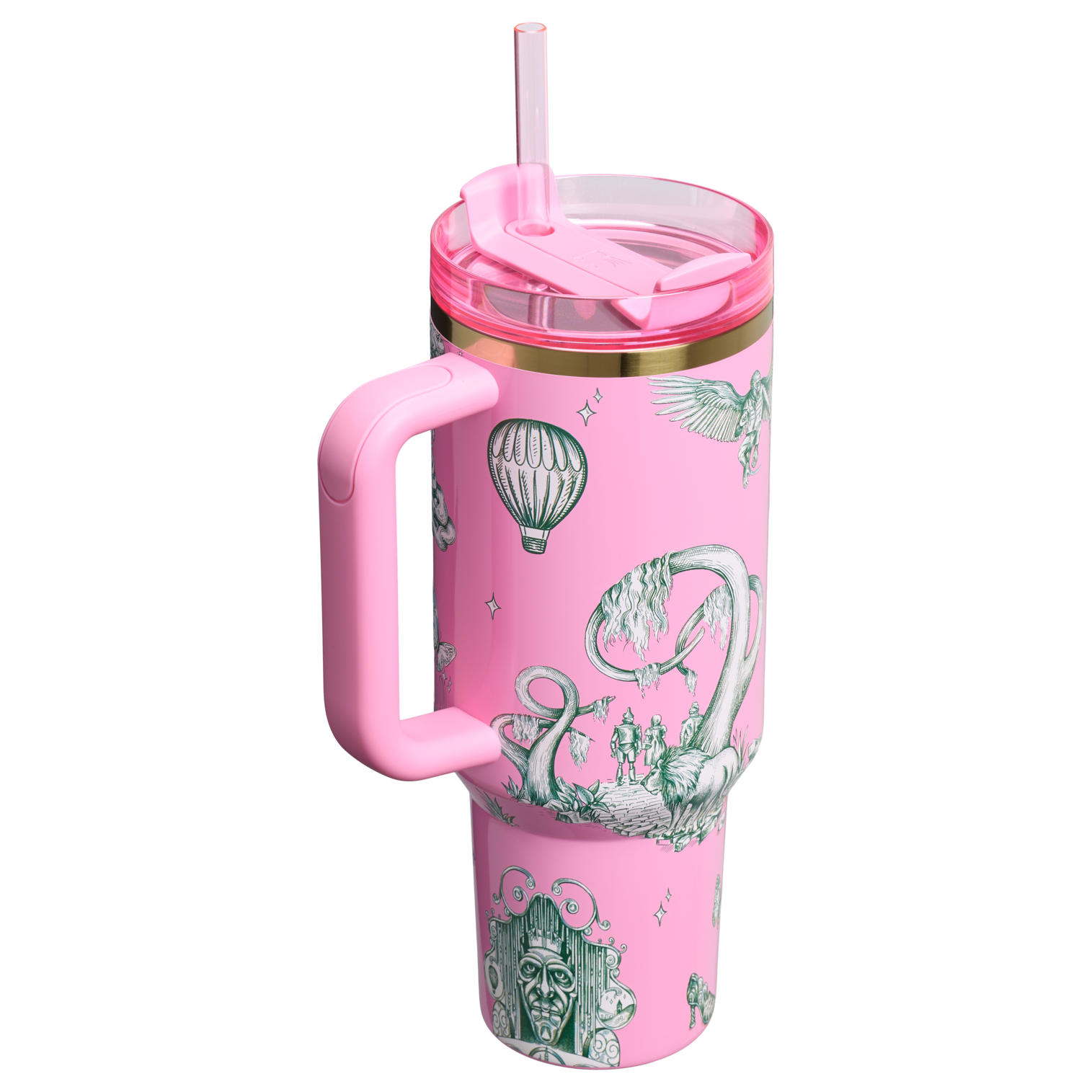 Splash-Resistant FlowState The Wicked for Good Quencher H2.0 Flowstate Tumbler D245R - FlowState 3-Position Lid Insulated Travel Mug Detail