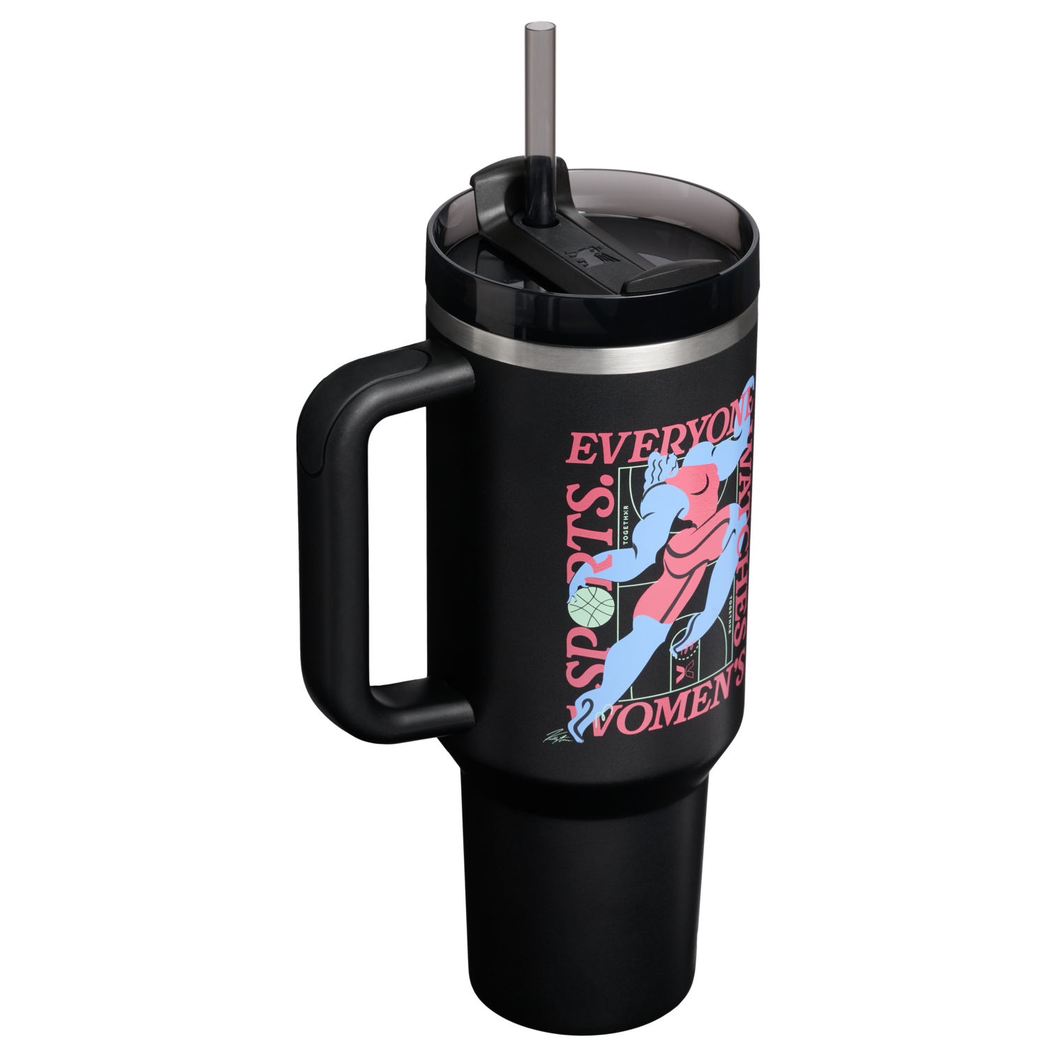 Splash-Resistant FlowState The Quencher H2.0 Flowstate Tumbler D340Y - Premium Stainless Steel Straw Cup for All-Day Hydration Detail
