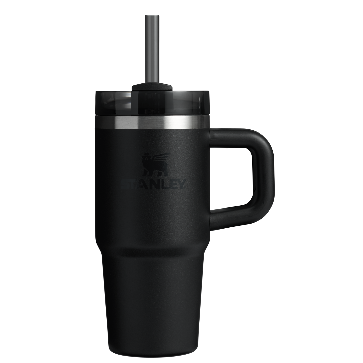 Car-Cup Friendly The Quencher H2.O Flowstate Tumbler | Stanley Create D291F - FlowState 3-Position Lid Insulated Travel Mug - Black 2.0