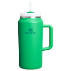 Splash-Resistant FlowState The Quencher H2.0 Flowstate Tumbler D365U - Double-Wall Vacuum Insulated Travel Tumbler with Straw - Meadow
