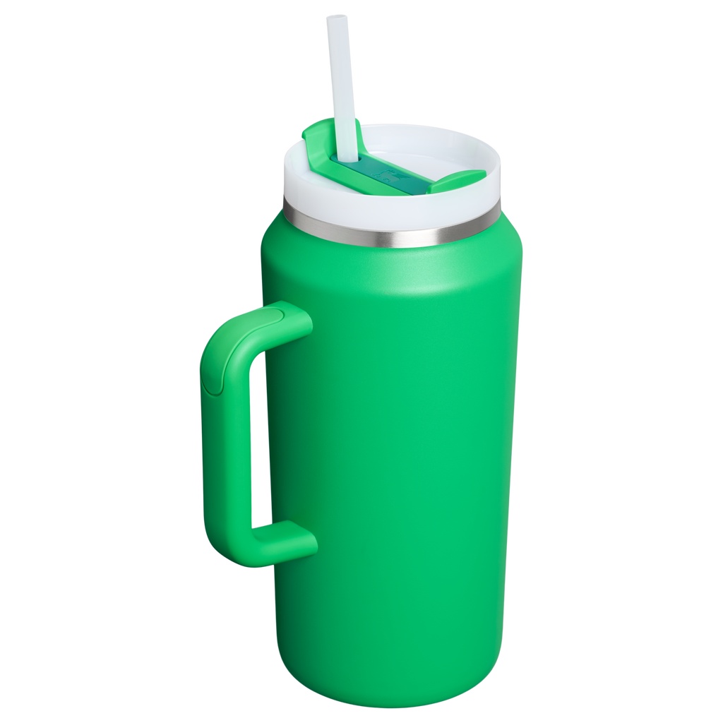 Splash-Resistant FlowState The Quencher H2.0 Flowstate Tumbler D365U - Double-Wall Vacuum Insulated Travel Tumbler with Straw Detail