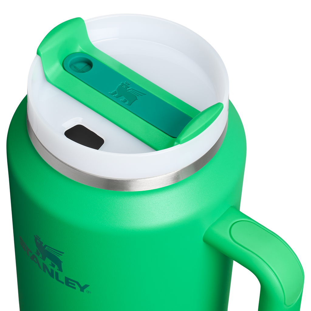 Splash-Resistant FlowState The Quencher H2.0 Flowstate Tumbler D365U - Double-Wall Vacuum Insulated Travel Tumbler with Straw Detail