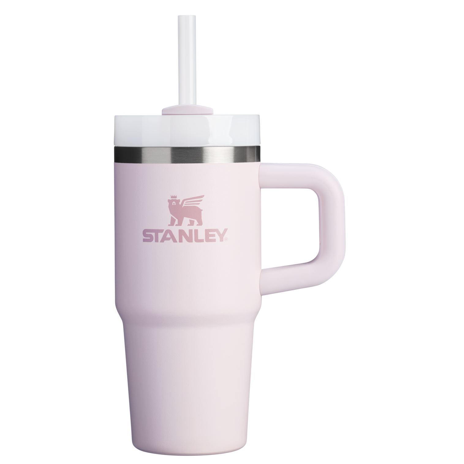 Car-Cup Friendly The Quencher H2.O Flowstate Tumbler | Stanley Create D291F - FlowState 3-Position Lid Insulated Travel Mug - Rose Quartz 2.0