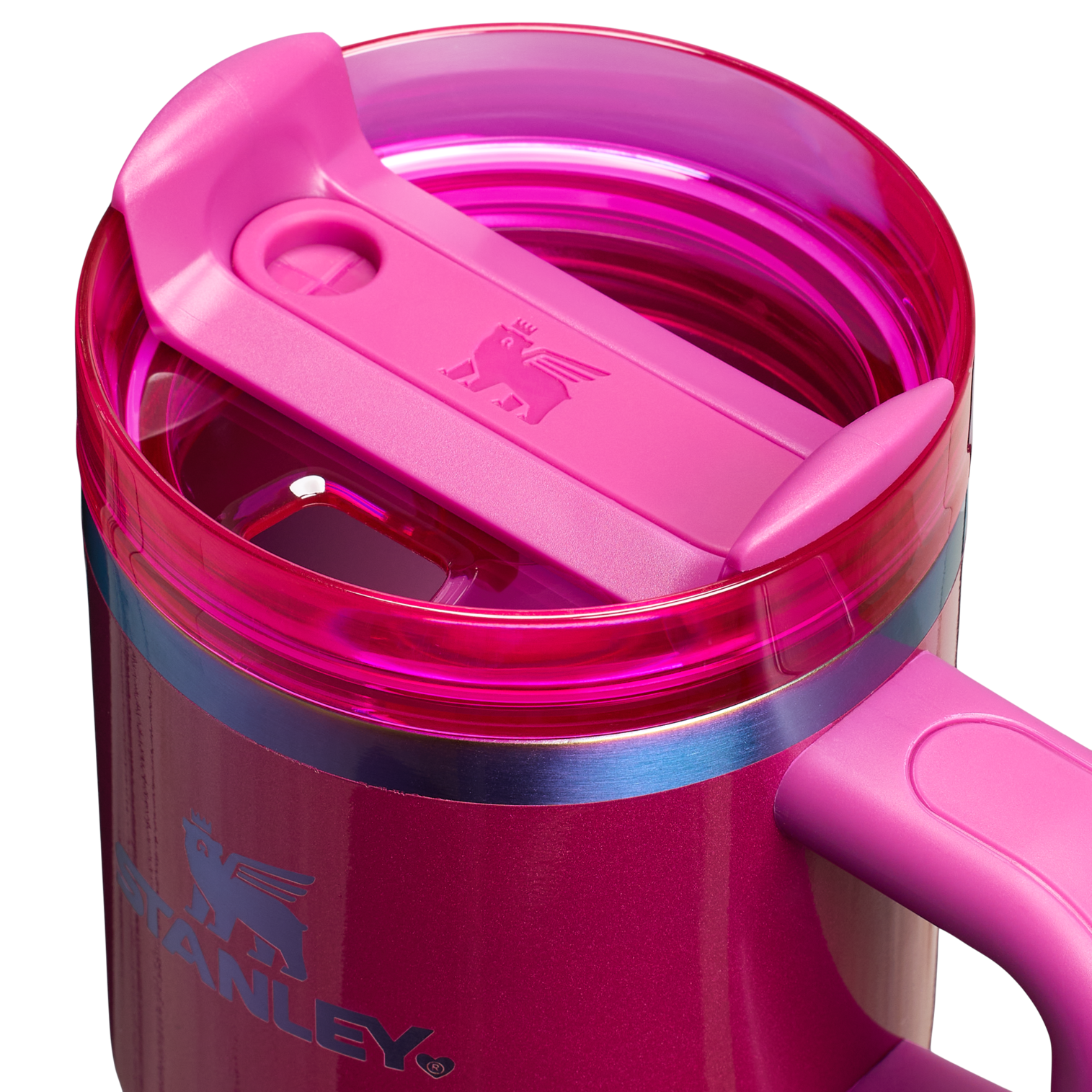 Double-Wall Vacuum The Quencher H2.O Flowstate Tumbler D069R - FlowState 3-Position Lid Insulated Travel Mug Detail