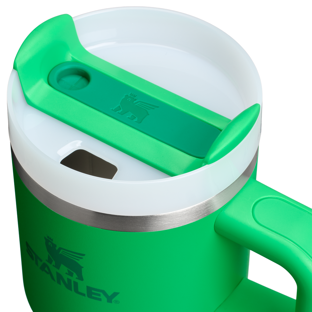 Insulated Travel The Quencher H2.O Flowstate Tumbler with Handle | Stanley Create D309N - 40oz Large Capacity Car-Cup Friendly Quencher Detail