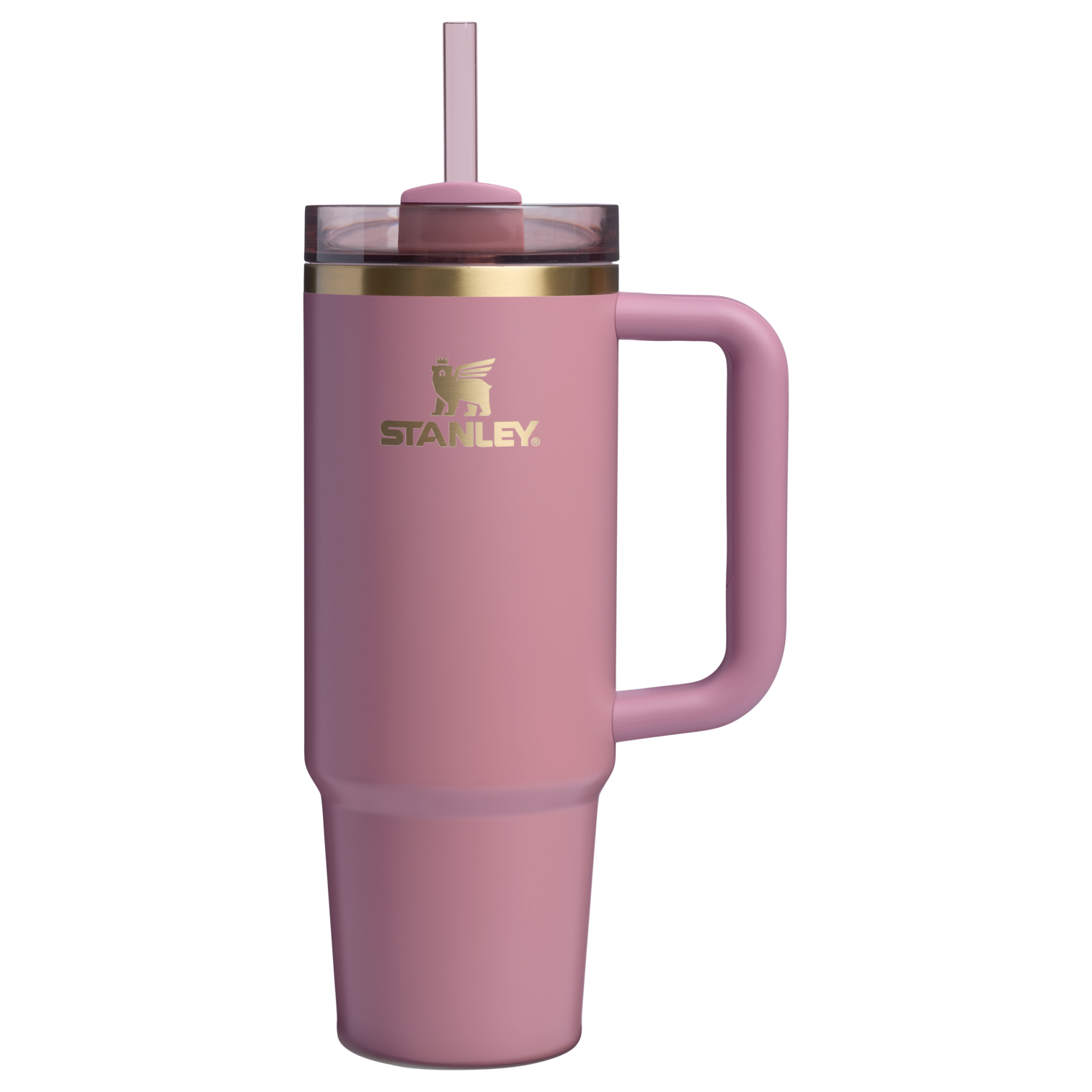 Splash-Resistant FlowState The Quencher H2.0 Flowstate Tumbler | Stanley Create D331C - 40oz Large Capacity Car-Cup Friendly Quencher Detail