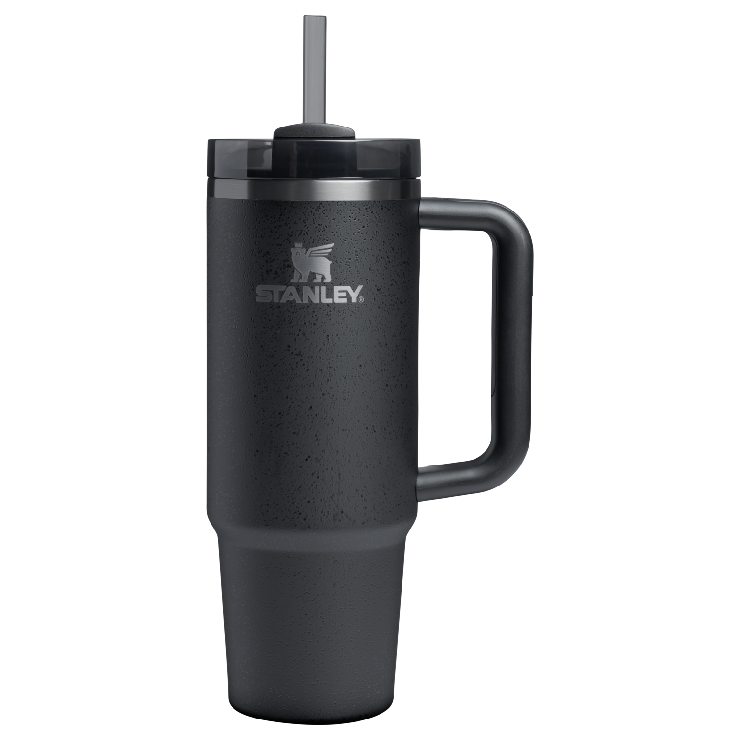 Splash-Resistant FlowState The Quencher H2.0 Flowstate Tumbler | Stanley Create D331C - 40oz Large Capacity Car-Cup Friendly Quencher Detail