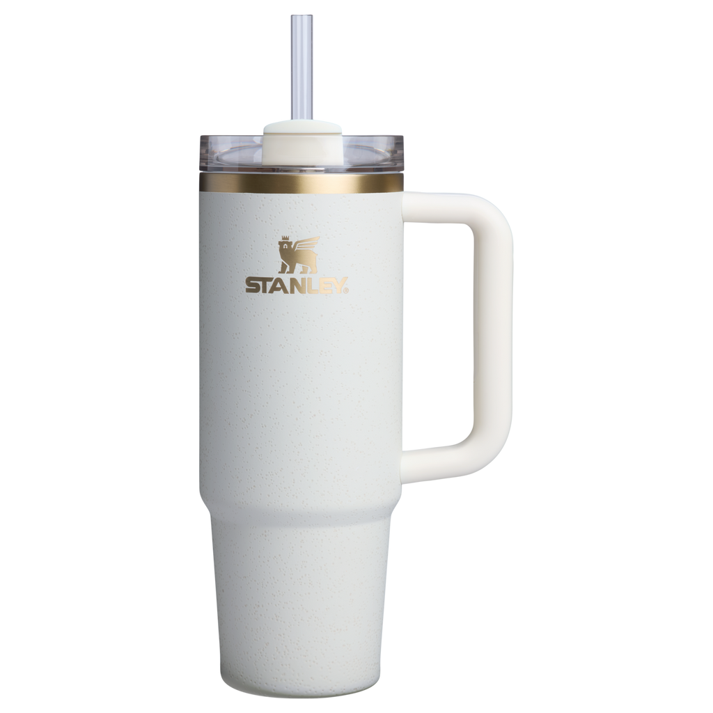 Splash-Resistant FlowState The Quencher H2.0 Flowstate Tumbler | Stanley Create D331C - 40oz Large Capacity Car-Cup Friendly Quencher Detail