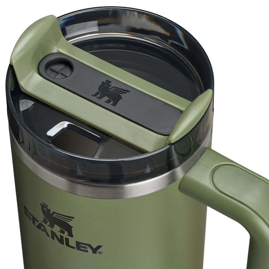 Splash-Resistant FlowState The Quencher H2.0 Flowstate Tumbler D030T - FlowState 3-Position Lid Insulated Travel Mug Detail