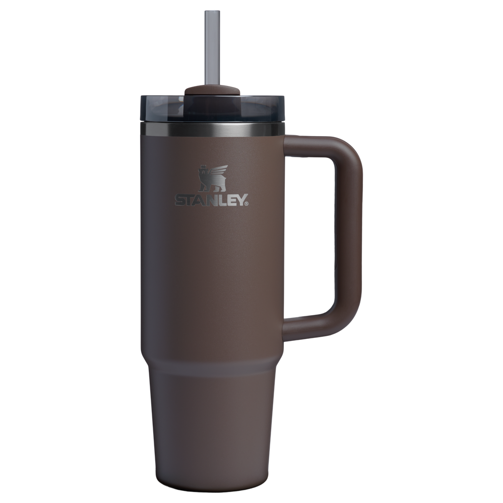Splash-Resistant FlowState The Quencher H2.0 Flowstate Tumbler | Stanley Create D331C - 40oz Large Capacity Car-Cup Friendly Quencher Detail