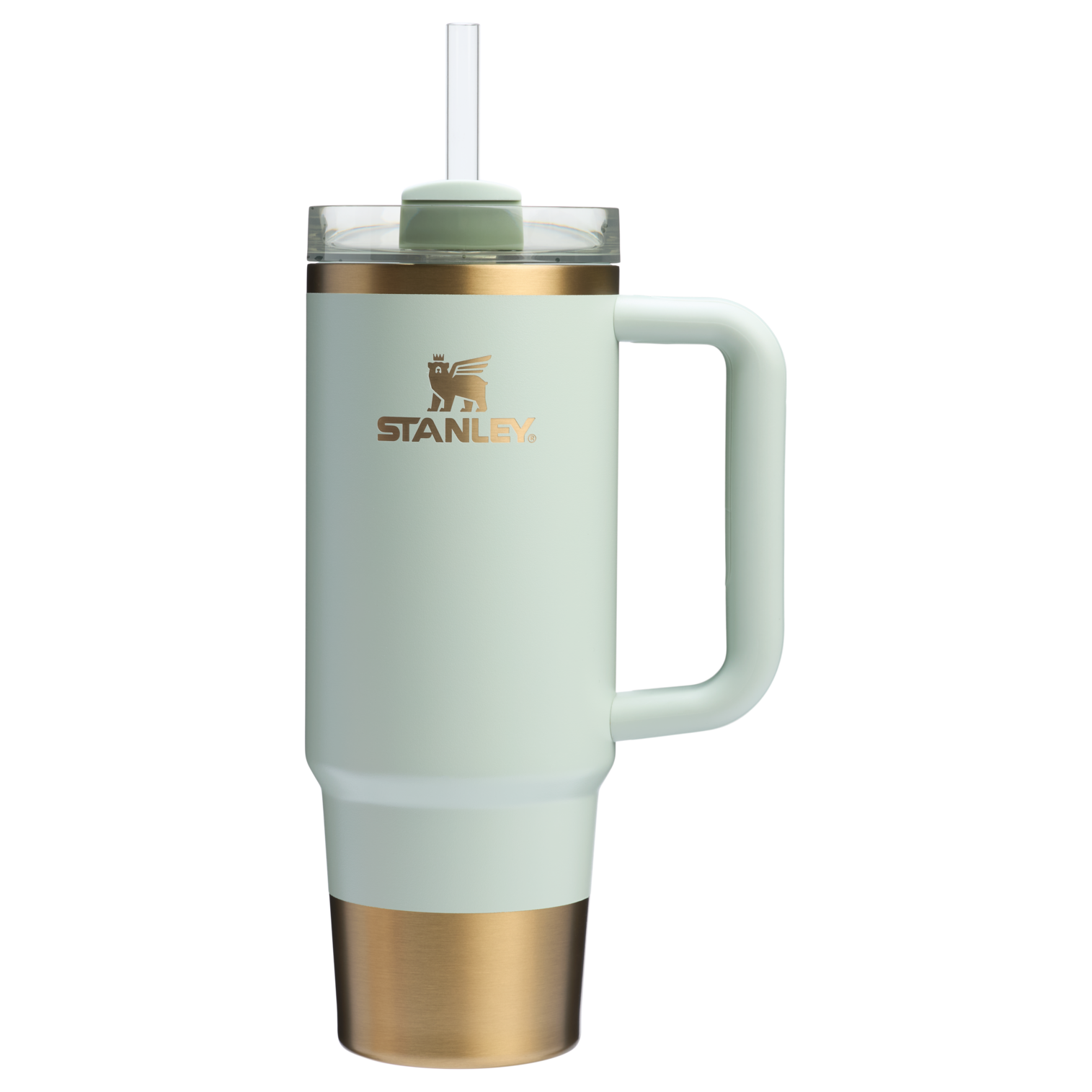 Splash-Resistant FlowState The Quencher H2.0 Flowstate Tumbler | Stanley Create D331C - 40oz Large Capacity Car-Cup Friendly Quencher Detail