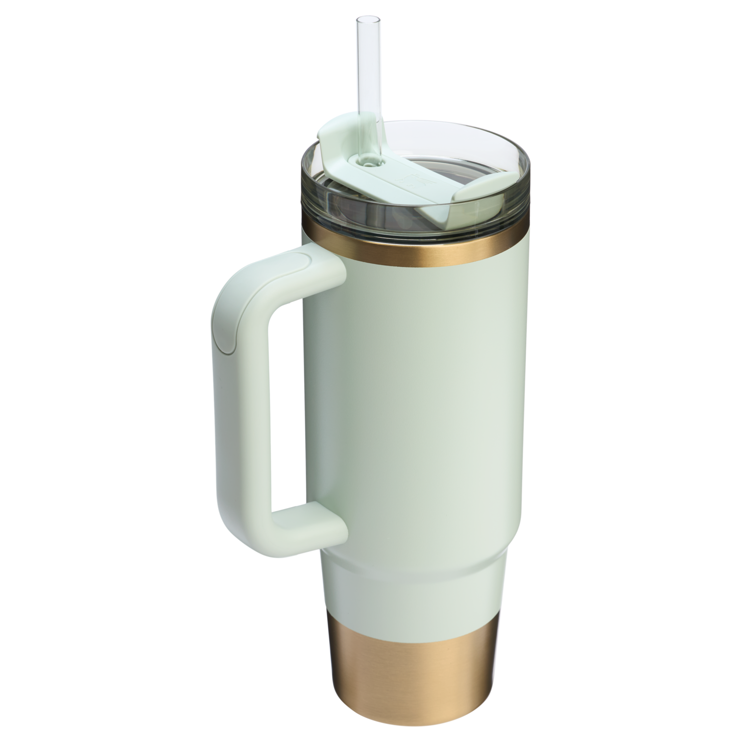 Splash-Resistant FlowState The Quencher H2.0 Flowstate Tumbler | Stanley Create D331C - 40oz Large Capacity Car-Cup Friendly Quencher Detail