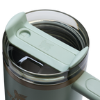 Double-Wall Vacuum The Quencher H2.0 Flowstate Tumbler D051L - 40oz Large Capacity Car-Cup Friendly Quencher Detail