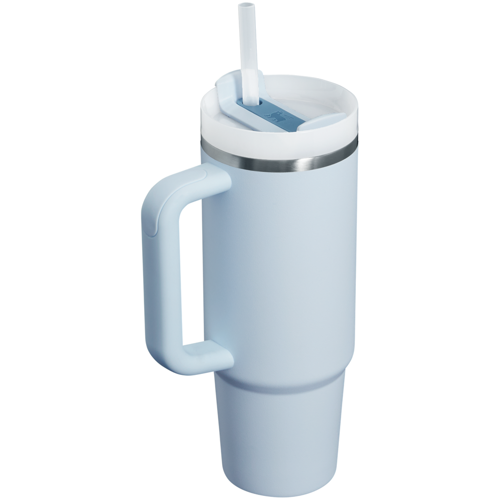 Splash-Resistant FlowState The Quencher H2.0 Flowstate Tumbler | Stanley Create D331C - 40oz Large Capacity Car-Cup Friendly Quencher Detail