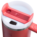 Splash-Resistant FlowState The Quencher H2.0 Flowstate Tumbler | Stanley Create D331C - 40oz Large Capacity Car-Cup Friendly Quencher Detail