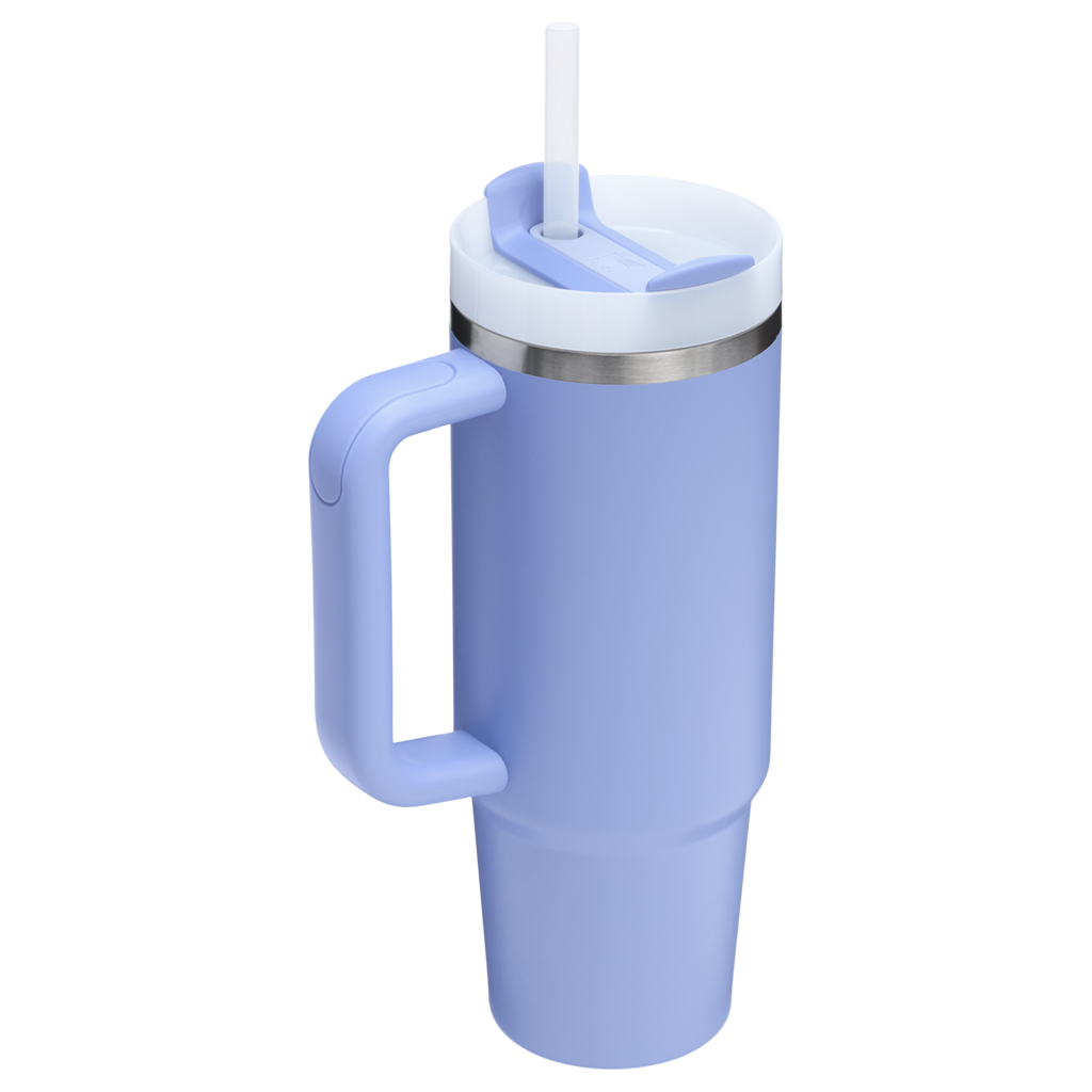 Splash-Resistant FlowState The Quencher H2.0 Flowstate Tumbler | Stanley Create D331C - 40oz Large Capacity Car-Cup Friendly Quencher Detail
