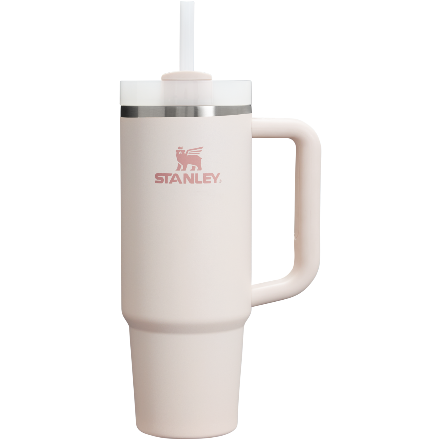 Double-Wall Vacuum The Quencher H2.0 Flowstate Tumbler D051L - 40oz Large Capacity Car-Cup Friendly Quencher - Rose Quartz 2.0