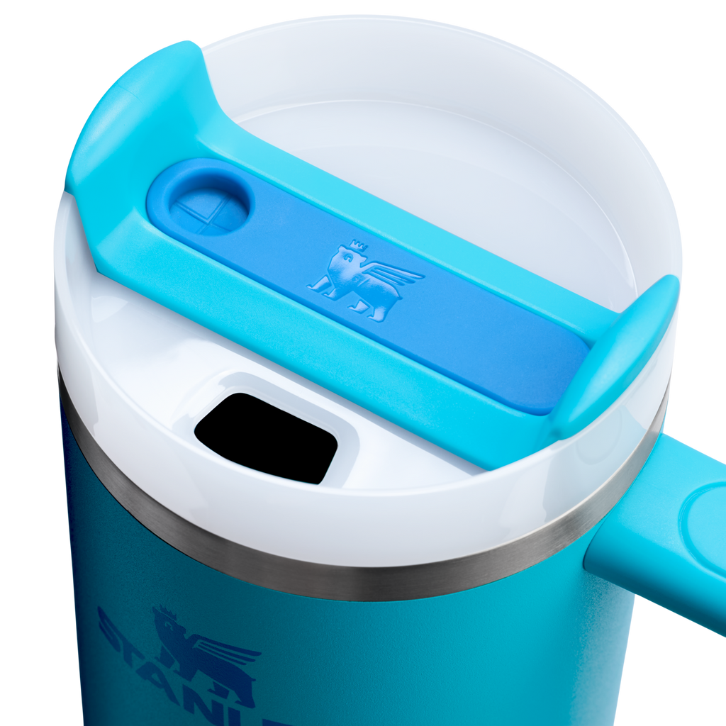 Splash-Resistant FlowState The Quencher H2.0 Flowstate Tumbler D030T - FlowState 3-Position Lid Insulated Travel Mug Detail