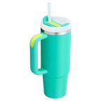 Splash-Resistant FlowState The Quencher H2.0 Flowstate Tumbler | Stanley Create D331C - 40oz Large Capacity Car-Cup Friendly Quencher Detail