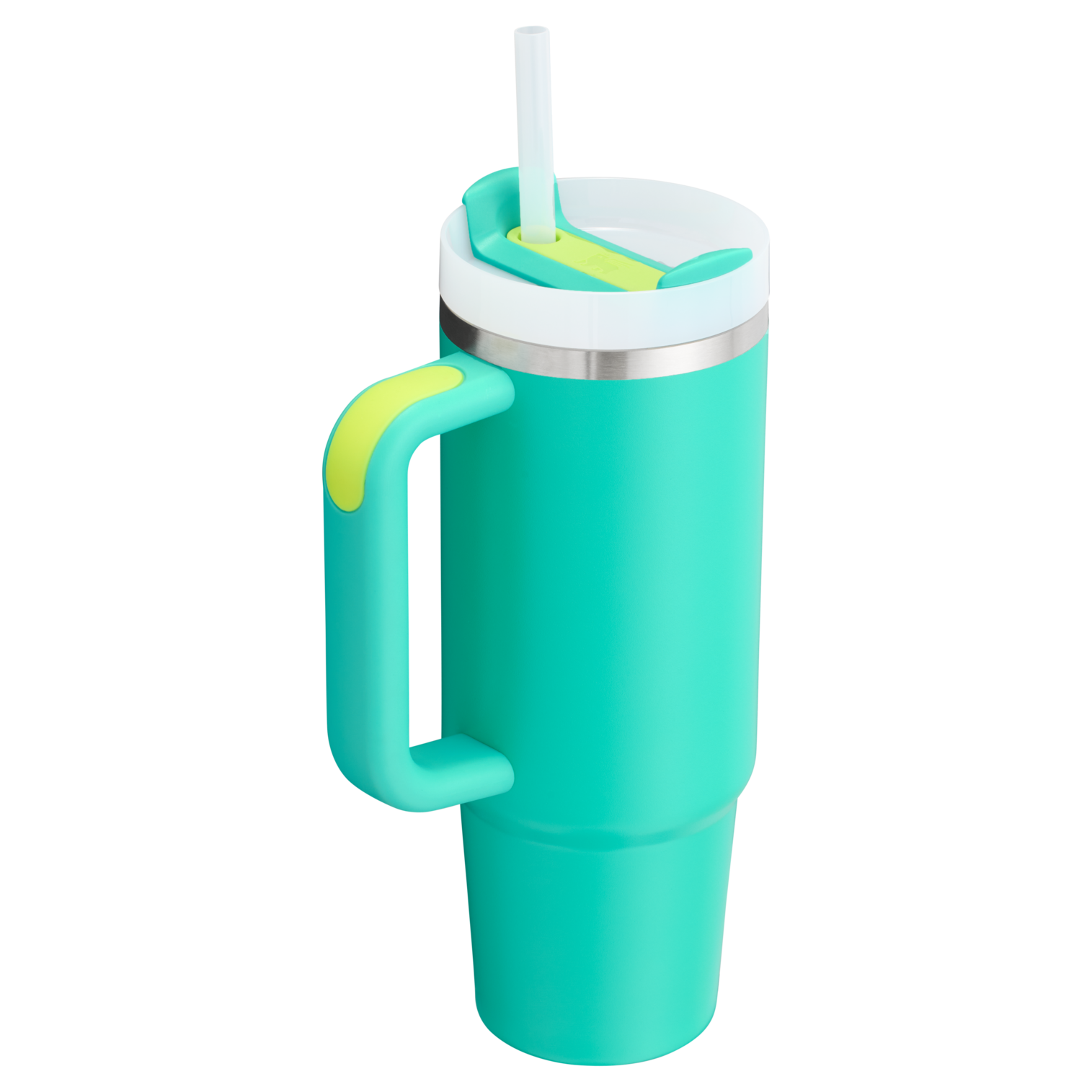 Splash-Resistant FlowState The Quencher H2.0 Flowstate Tumbler | Stanley Create D331C - 40oz Large Capacity Car-Cup Friendly Quencher Detail