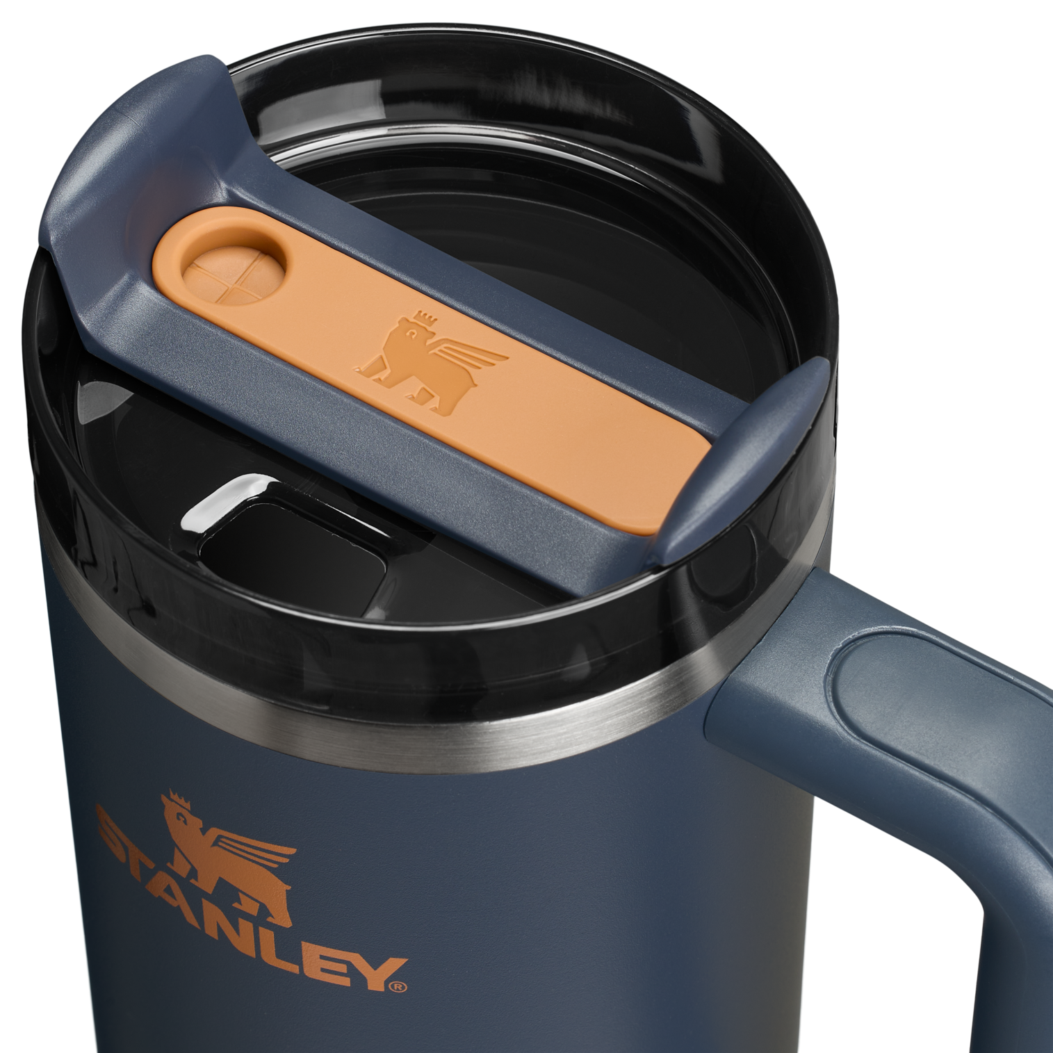 Splash-Resistant FlowState The Quencher H2.0 Flowstate Tumbler D030T - FlowState 3-Position Lid Insulated Travel Mug Detail