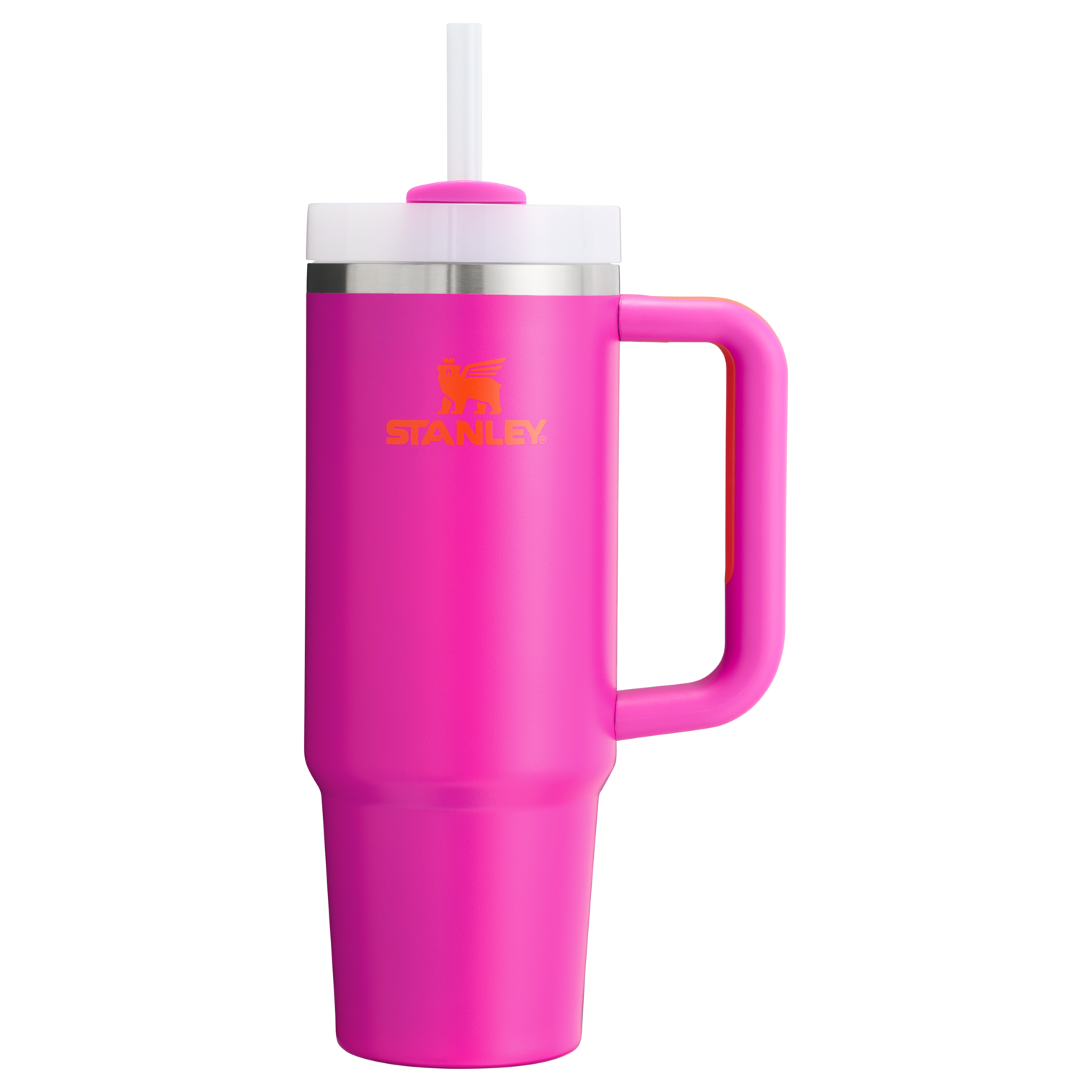 Splash-Resistant FlowState The Quencher H2.0 Flowstate Tumbler | Stanley Create D331C - 40oz Large Capacity Car-Cup Friendly Quencher Detail