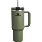 Insulated Travel The Quencher H2.0 Flowstate Tumbler D050X - 40oz Large Capacity Car-Cup Friendly Quencher - Dried Pine