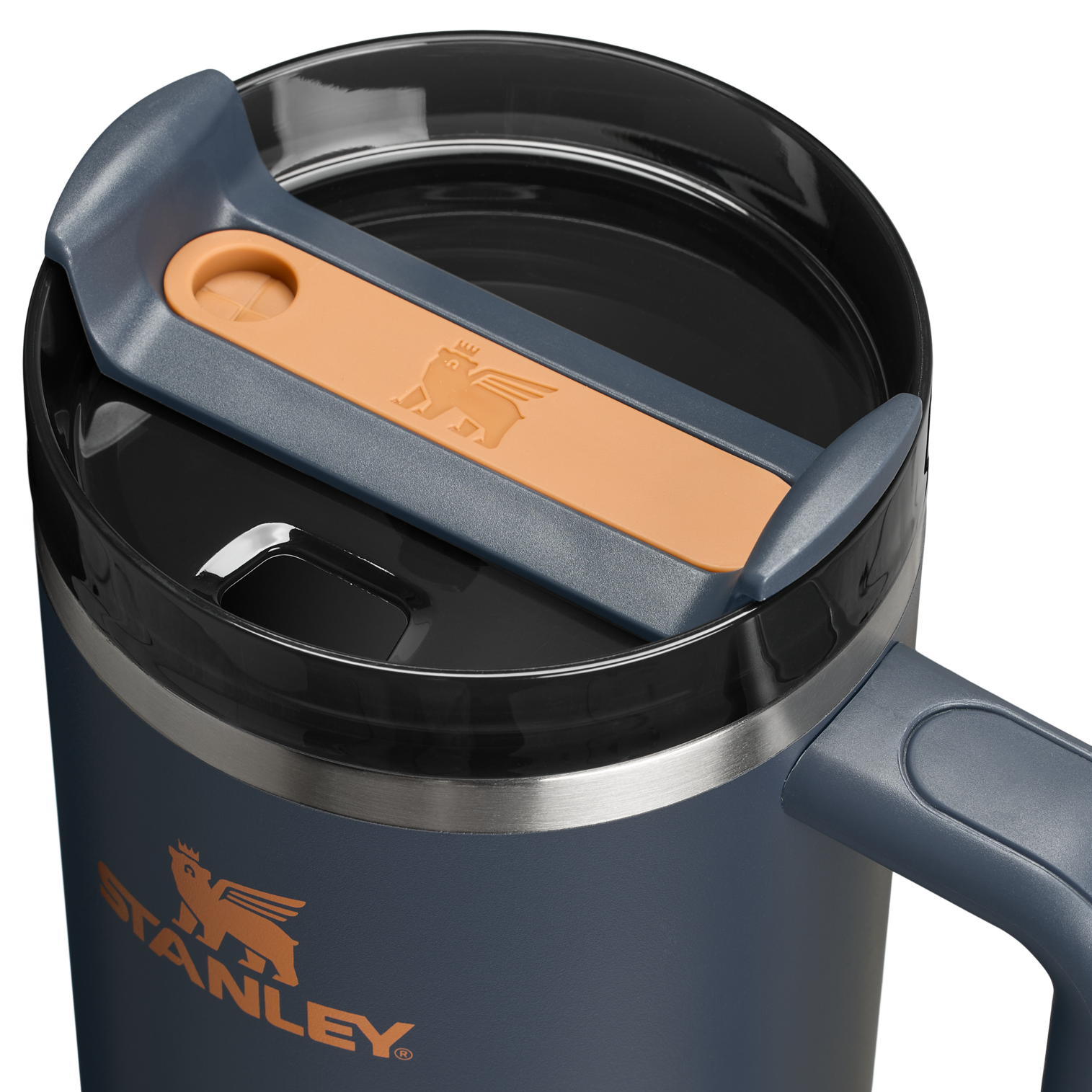 Car-Cup Friendly The Quencher H2.0 Flowstate Tumbler  | Stanley Create D332L - FlowState 3-Position Lid Insulated Travel Mug Detail