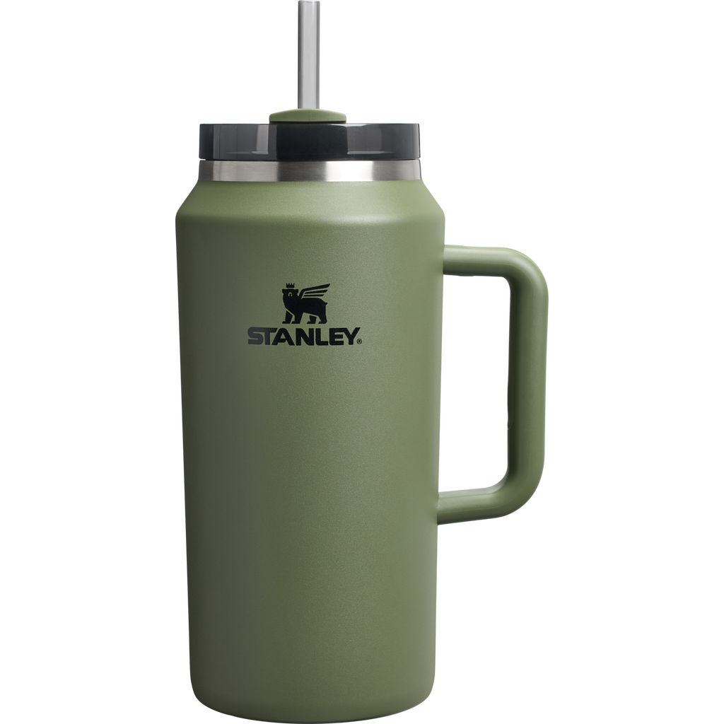 Car-Cup Friendly The Quencher H2.0 Flowstate Tumbler D033Q - 40oz Large Capacity Car-Cup Friendly Quencher - Dried Pine