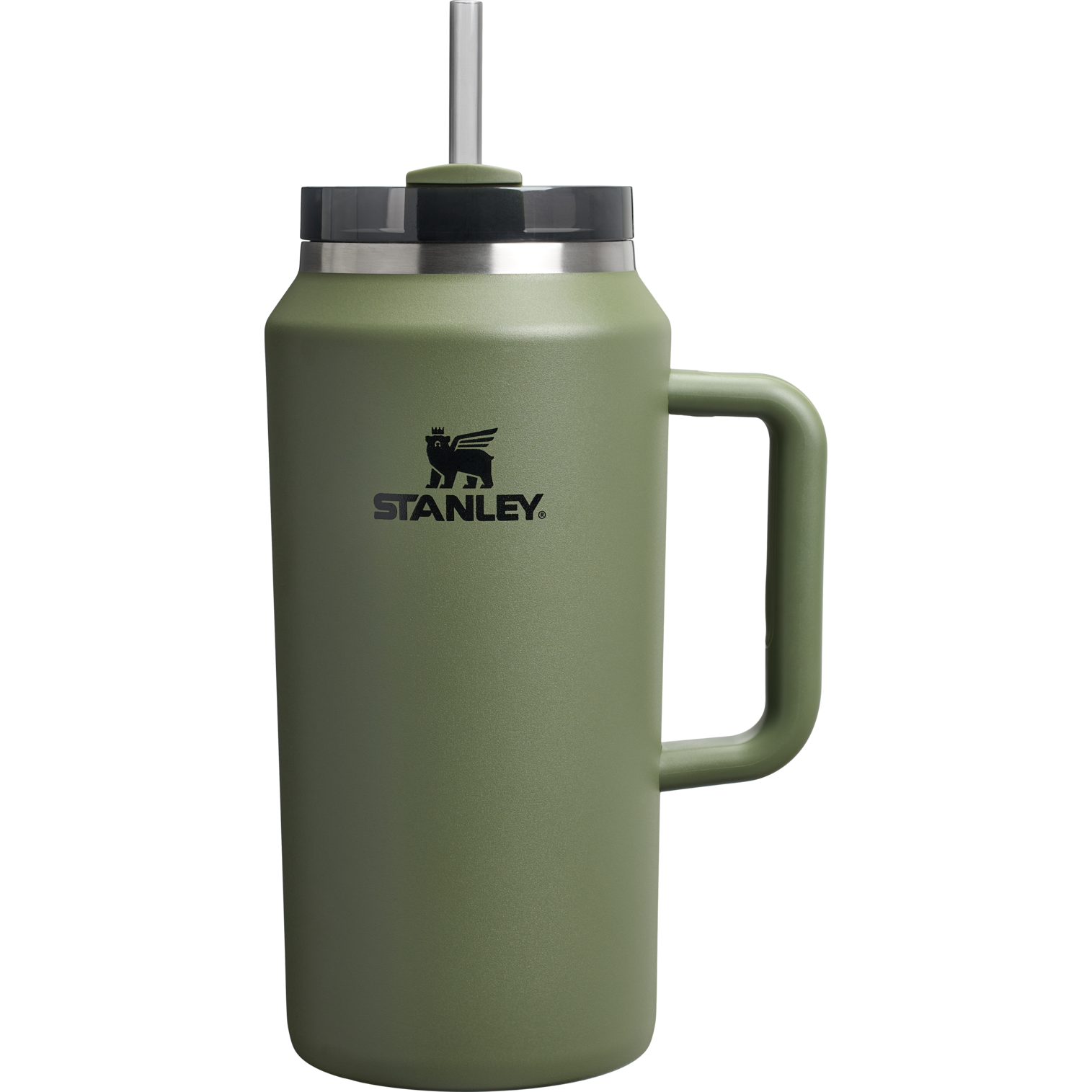 Car-Cup Friendly The Quencher H2.0 Flowstate Tumbler D033Q - 40oz Large Capacity Car-Cup Friendly Quencher - Dried Pine