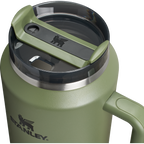 Splash-Resistant FlowState The Quencher H2.0 Flowstate Tumbler D365U - Double-Wall Vacuum Insulated Travel Tumbler with Straw Detail
