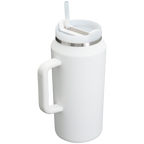 Splash-Resistant FlowState The Quencher H2.0 Flowstate Tumbler D365U - Double-Wall Vacuum Insulated Travel Tumbler with Straw Detail