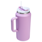 Splash-Resistant FlowState The Quencher H2.0 Flowstate Tumbler D365U - Double-Wall Vacuum Insulated Travel Tumbler with Straw Detail