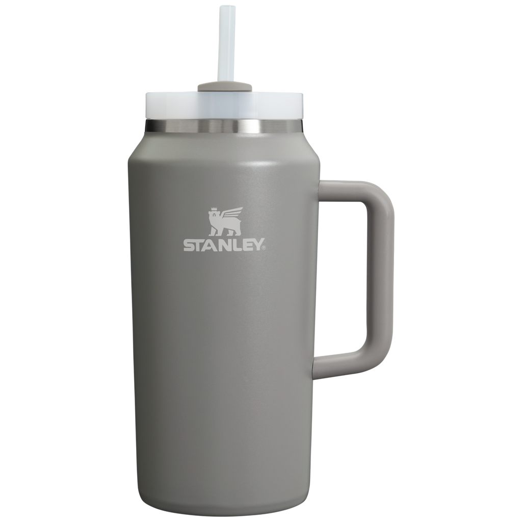 Car-Cup Friendly The Quencher H2.0 Flowstate Tumbler D033Q - 40oz Large Capacity Car-Cup Friendly Quencher - Stone