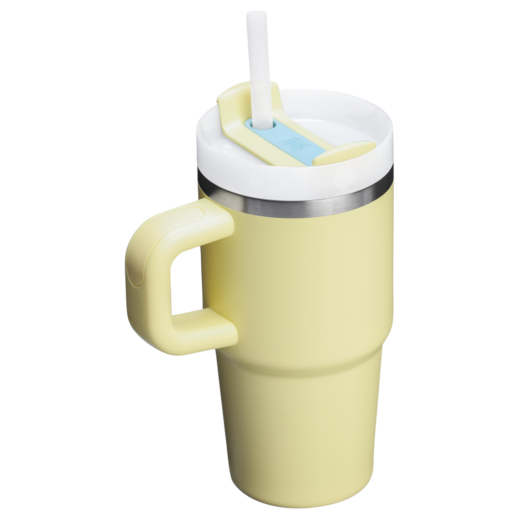 Insulated Travel The Quencher H2.O Flowstate Tumbler with Handle | Stanley Create D309N - 40oz Large Capacity Car-Cup Friendly Quencher Detail