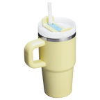Insulated Travel The Quencher H2.O Flowstate Tumbler with Handle | Stanley Create D309N - 40oz Large Capacity Car-Cup Friendly Quencher Detail