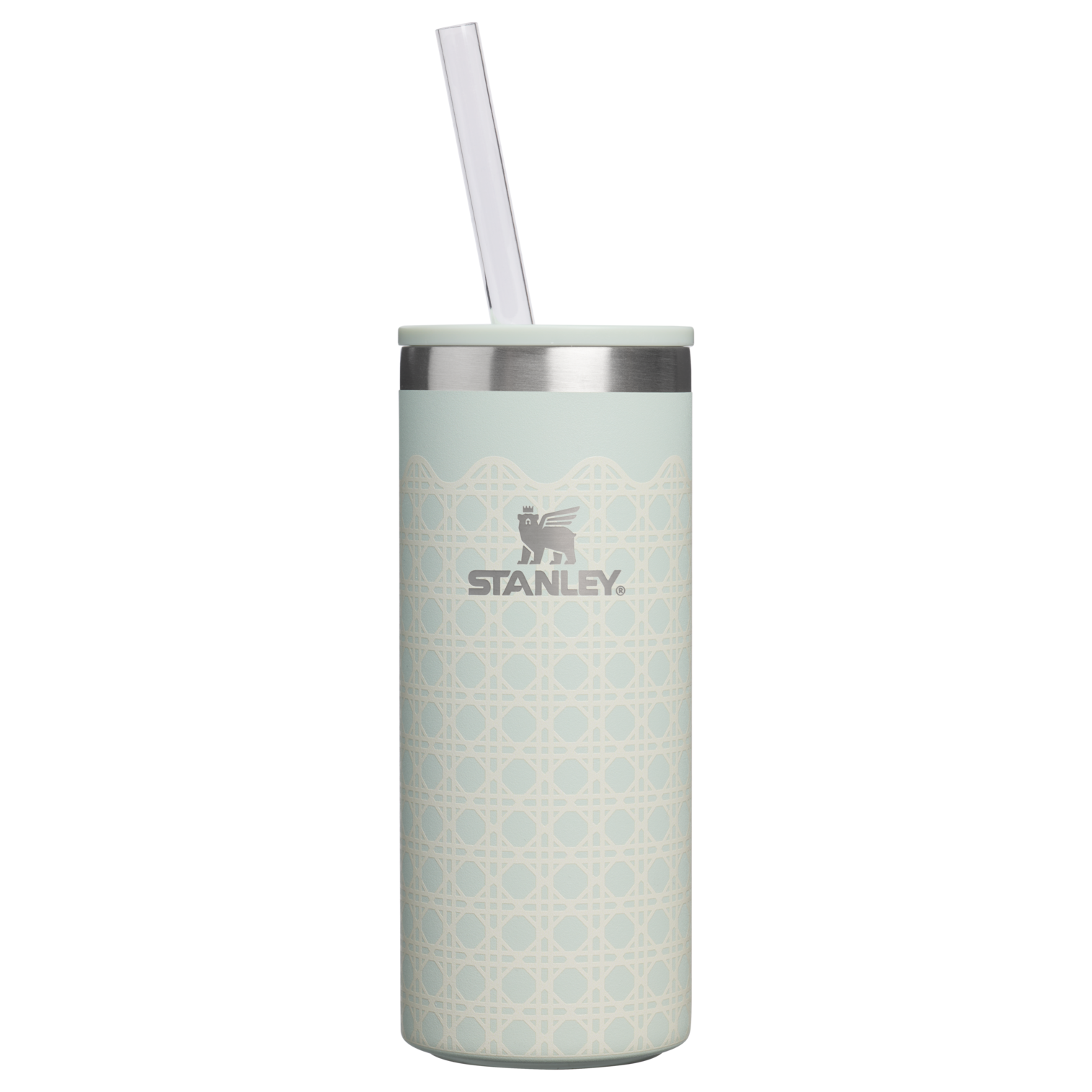 Premium All-Weather The Everyday Slim Can Cooler Cup D350R - Heavy-Duty Ice-Retention Food & Beverage Carrier - Mist Rattan