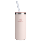Ice-Retention The Everyday Slim Can Cooler Cup | Stanley Create D300G - Heavy-Duty Ice-Retention Food & Beverage Carrier - Rose Quartz