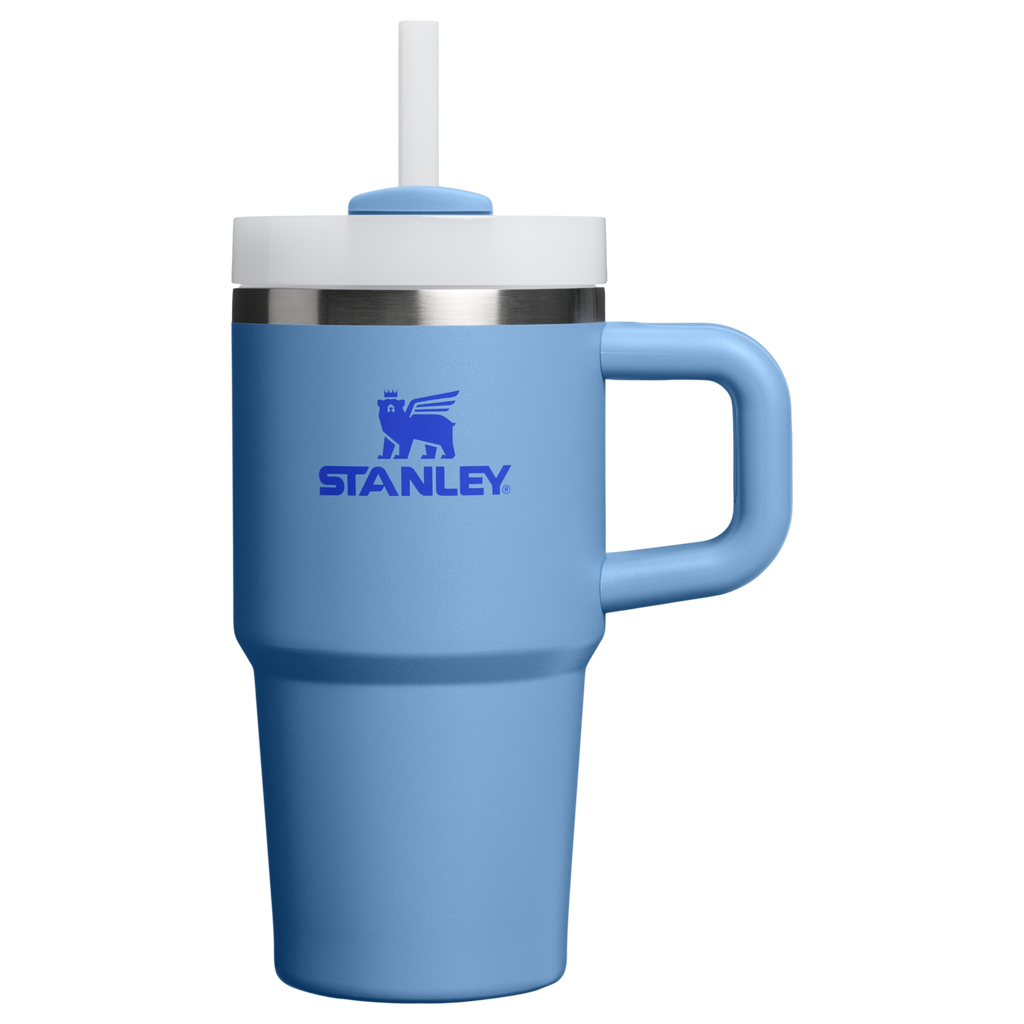 Double-Wall Vacuum The Quencher H2.O Flowstate Tumbler | Stanley Create D274S - Premium Stainless Steel Straw Cup for All-Day Hydration - Blue Sky