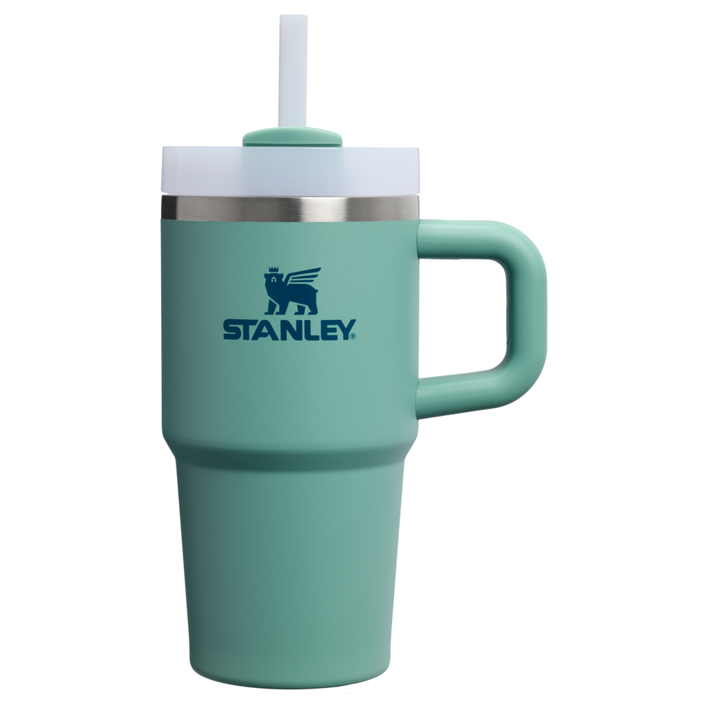 Double-Wall Vacuum The Quencher H2.O Flowstate Tumbler | Stanley Create D274S - Premium Stainless Steel Straw Cup for All-Day Hydration - Spring Green