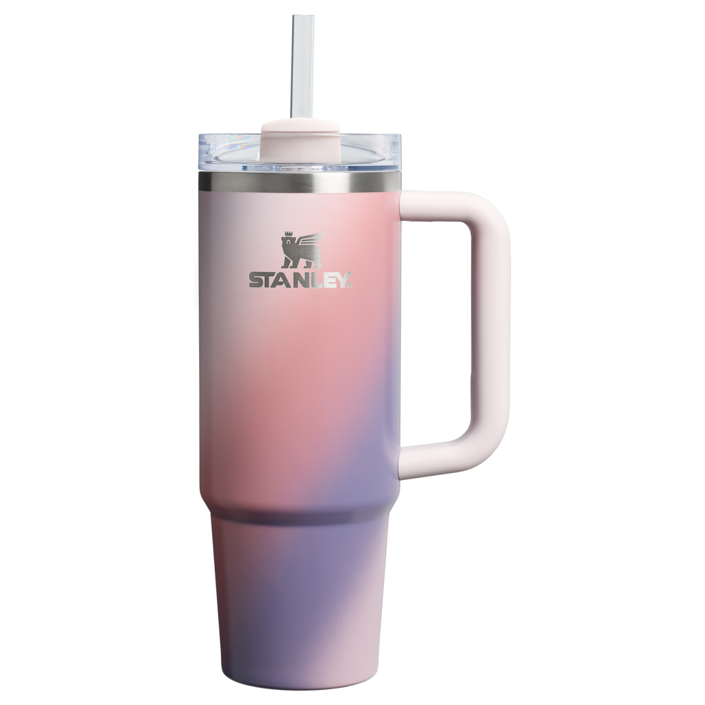 Double-Wall Vacuum The Quencher H2.0 Flowstate Tumbler D051L - 40oz Large Capacity Car-Cup Friendly Quencher - Dawn Spiral
