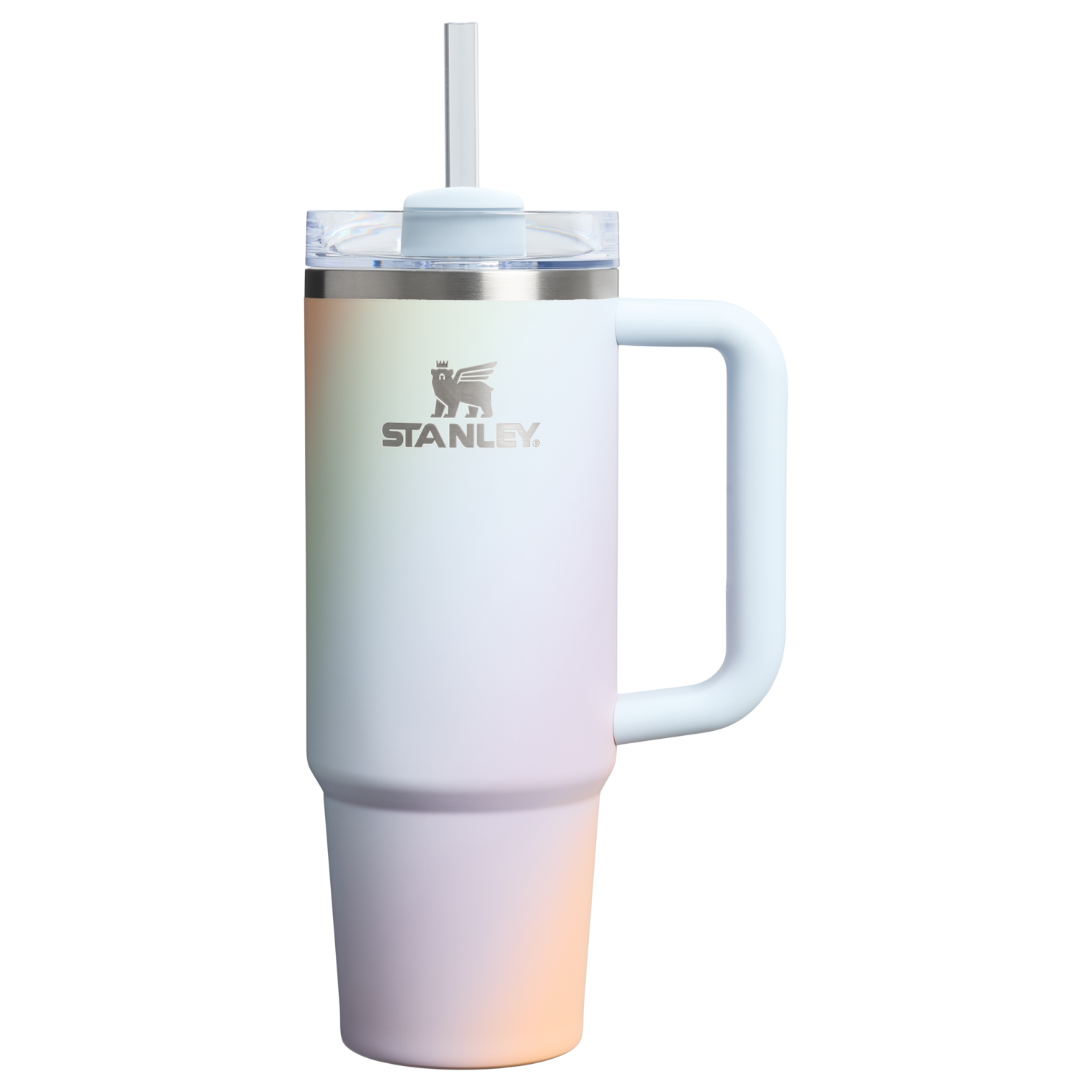 Double-Wall Vacuum The Quencher H2.0 Flowstate Tumbler D051L - 40oz Large Capacity Car-Cup Friendly Quencher - Sunrise Spiral
