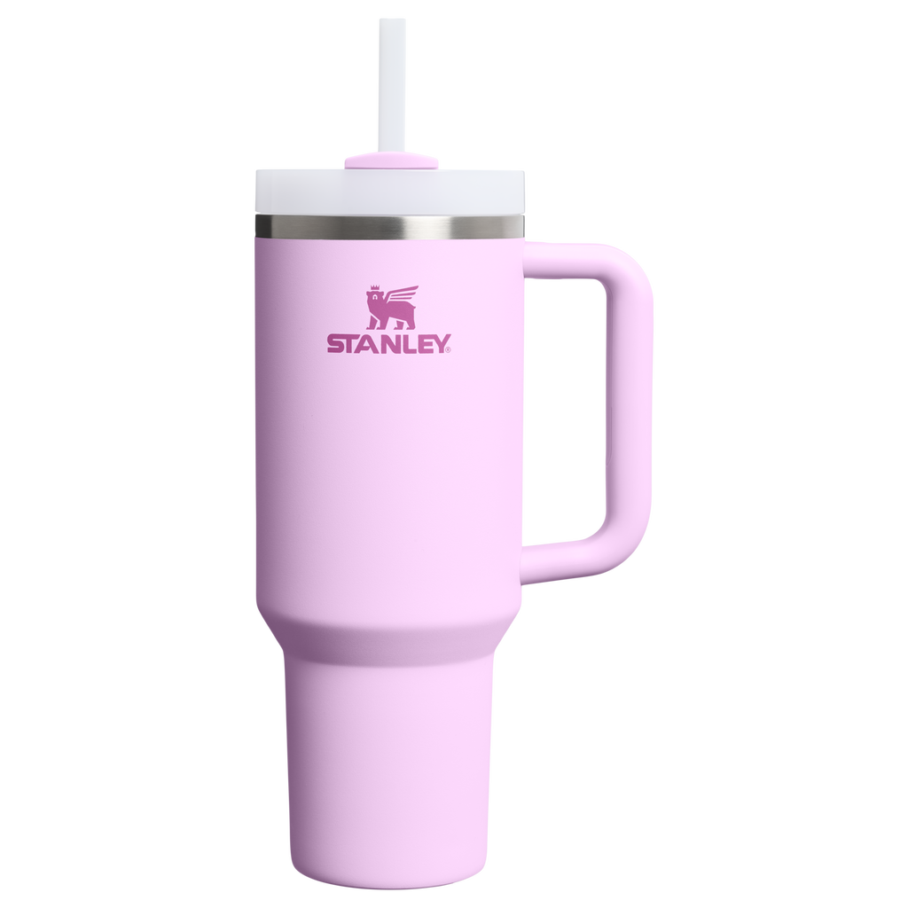 Insulated Travel The Quencher H2.0 Flowstate Tumbler D050X - 40oz Large Capacity Car-Cup Friendly Quencher - Soft Orchid