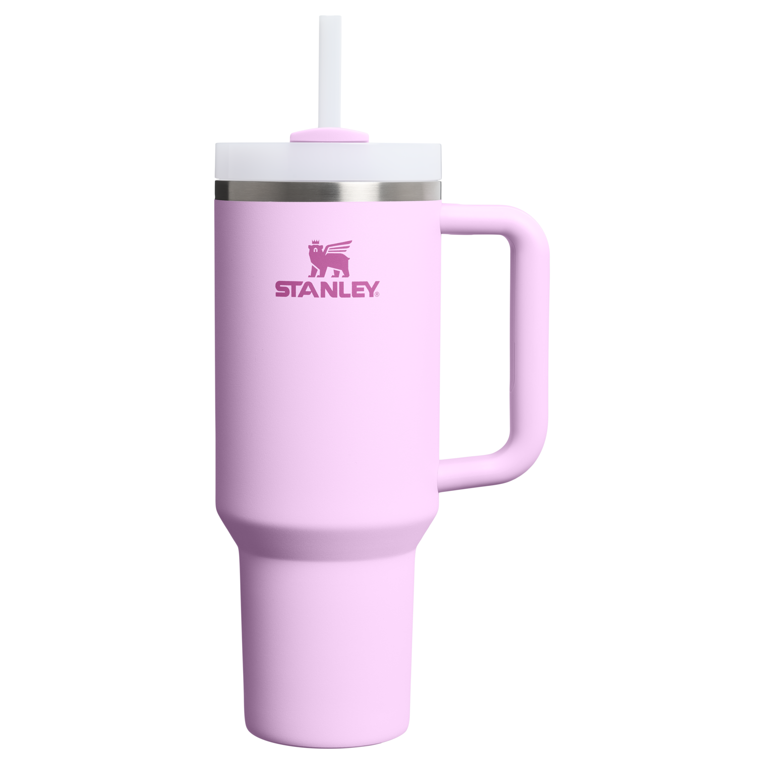 Insulated Travel The Quencher H2.0 Flowstate Tumbler D050X - 40oz Large Capacity Car-Cup Friendly Quencher - Soft Orchid