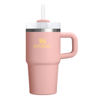 Double-Wall Vacuum The Quencher H2.O Flowstate Tumbler D069R - FlowState 3-Position Lid Insulated Travel Mug - Peach Rose