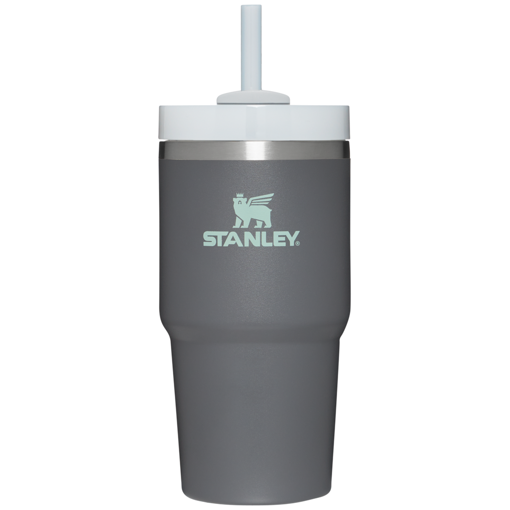 Splash-Resistant FlowState The Quencher H2.0 Flowstate Tumbler D030T - FlowState 3-Position Lid Insulated Travel Mug - Charcoal