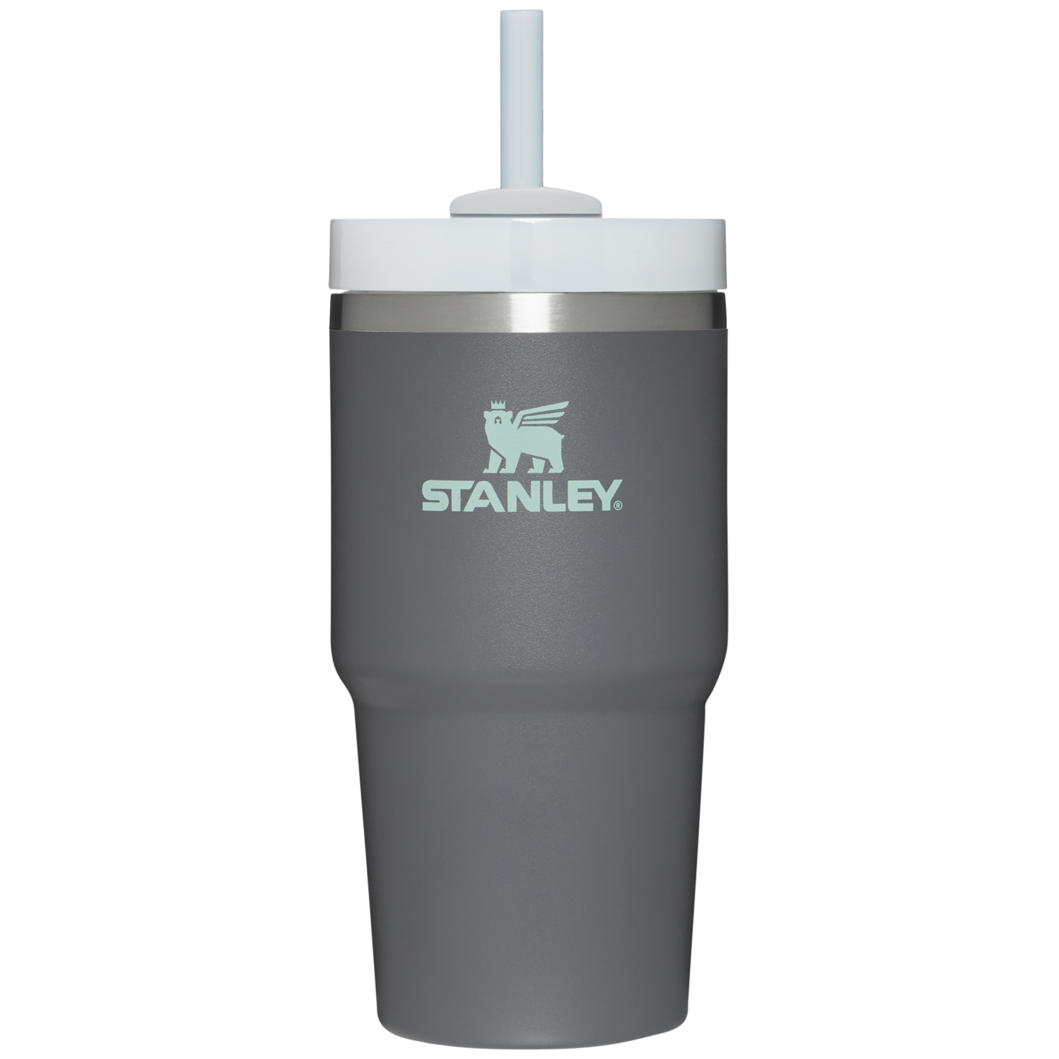 Splash-Resistant FlowState The Quencher H2.0 Flowstate Tumbler D030T - FlowState 3-Position Lid Insulated Travel Mug - Charcoal